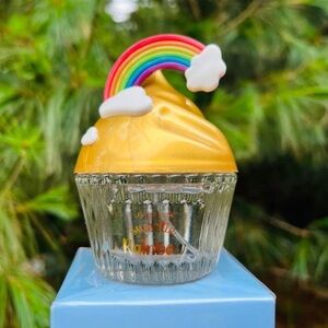 Rainbow Cupcake Decorative jafra - Gold Lid